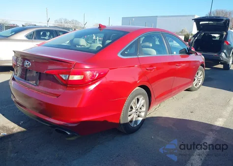 2017 Hyundai Sonata Se из США, поврежденный, VIN 5NPE24AF2HH584104